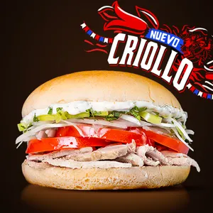 Sándwich Lomo Criollo