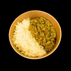 Lentejas al Curry con Arroz Basmati