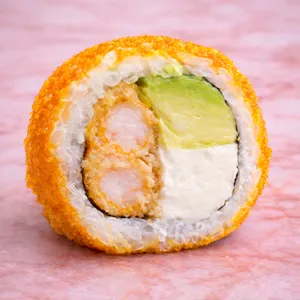 camaron queso palta panko 🔥