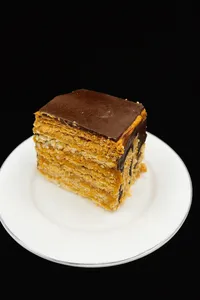 Milhojas de chocolate