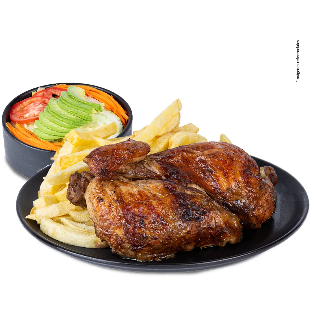 1/2 pollo a la brasa full - Tinajas | Chicken & Grill - Pollos a la ...