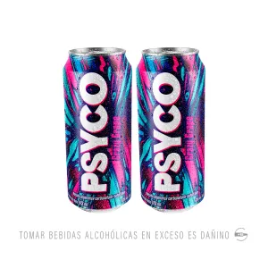 Pack (2 Rtd Psyco Crazy Grape x 473 Ml)