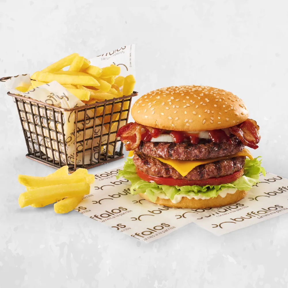 Hamburguesa Lomo y Carne