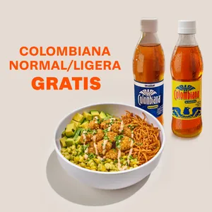 Pollo Crispy mediano + Colombiana