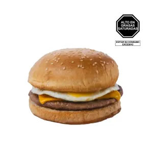 Hamburguesa Royal con Queso y Huevo