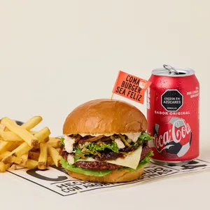 Combo Coke WTF! Burger