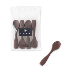 Cucharitas de chocolate semi amargo 55% cacao Pack 4 unidades
