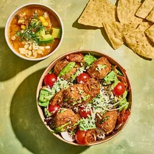 Combo pollo crocante mediano + sopa