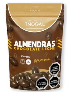 Almendras chocolate leche 100 grs Nogal