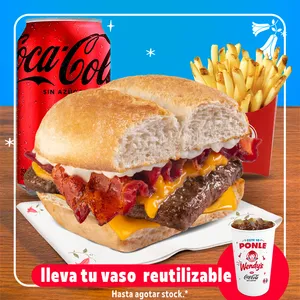 COMBO MARRAQUETA BACON CHEDDAR SIMPLE