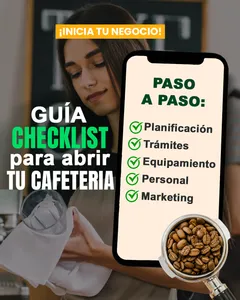 Checklist para abrir tu cafeteria