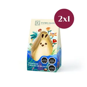 P979 - 2x1 Conejo Alfred de Chocolate Blanco 85 Gr.