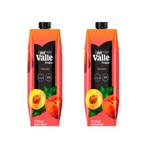 Pack 2 Jugo Frugos Durazno Tetrapack X 970 Ml