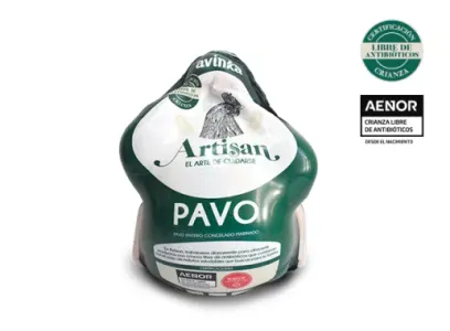 Pavo Artisan de 7 a 8 kg Cong.