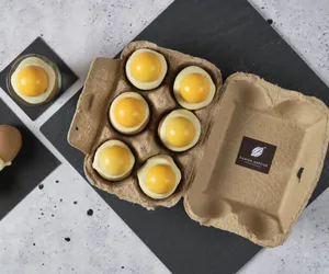 NUEVO Huevera Gianduja Poché