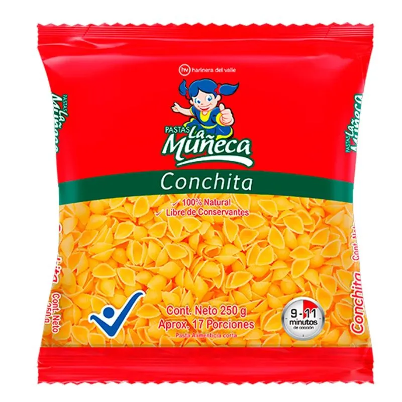 Pastas la muñeca conchita x 250 grs