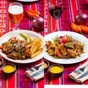 2 Fondos (Fetuccinis saltado+Tofu saltado)