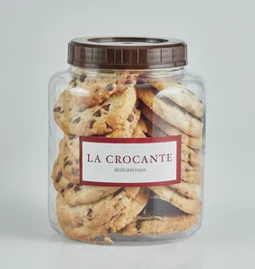 Pomo de galletas de nueces con chispas de chocolate