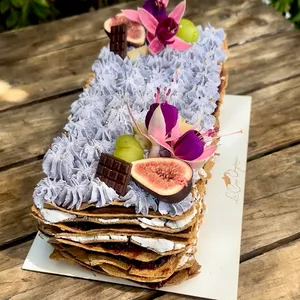 Torta Hojarasca APLV, Sin Soya, Sin gluten, Sin azucar(10p)