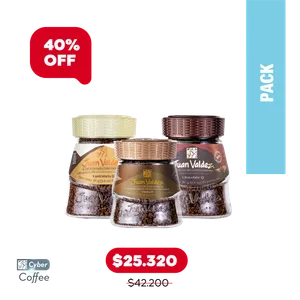 Pack Liofilizados - Tradicional 50g, Vanicanela 95g y Chocolate 95g