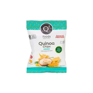 Chips De Quinua Qfoods Sabor Finas Hierbas X 100 Gr