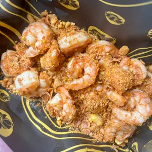 Camarón en confit de ajo