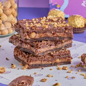 Minibrownies Ferrero Rocher