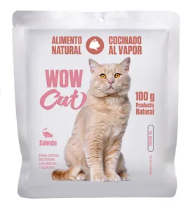 Alimento natural wow cat salmon x 100 grs