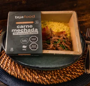 Carne mechada con pastelera de choclo