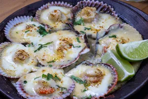 Ostiones a la parmesana