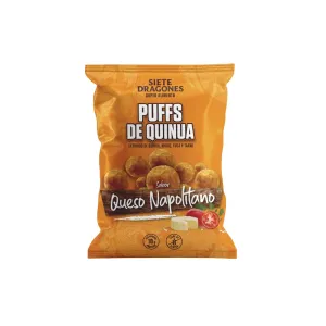 Snack Puff Quinua Siete Dragones Queso Napolitano X 100 Gr