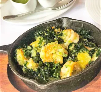 Sartén de Camarón al Perejil