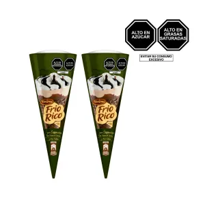 Pack 2 Helado Frio Rico Cappuccino 120 ml