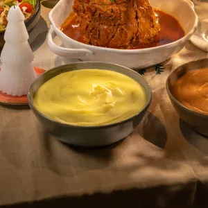 Puré de papas amarillas