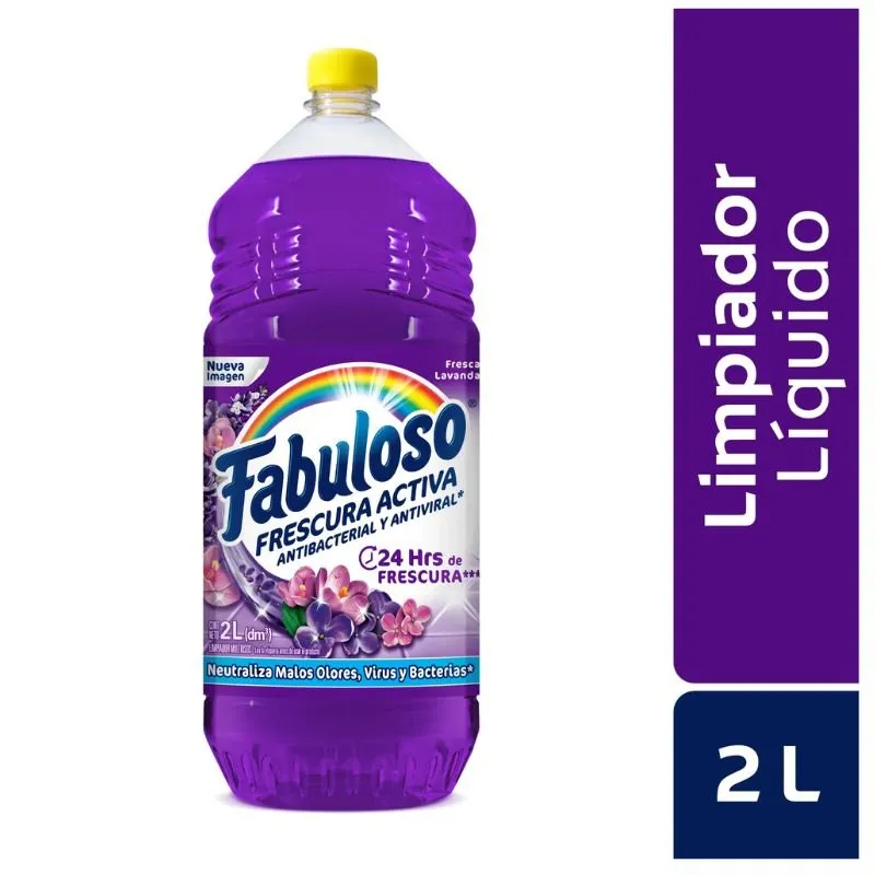 Limpiador fabuloso fresca lavanda x 2 l antibacterial