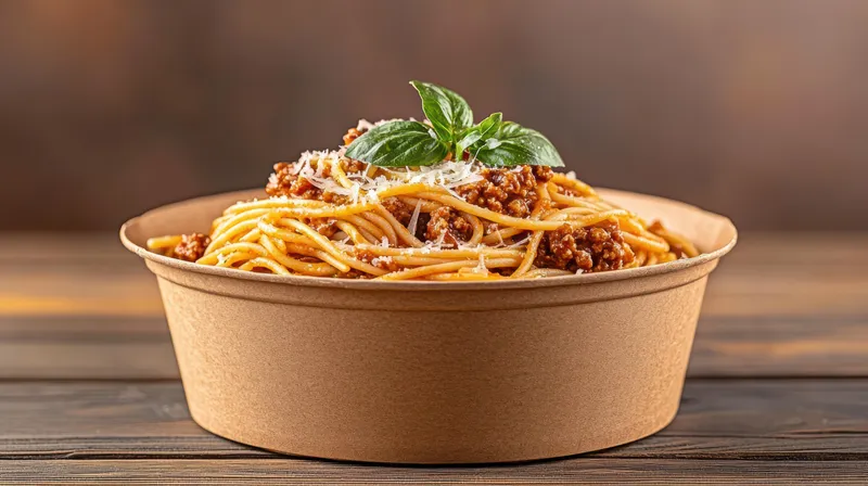 Plato del día  Espaguetis a la Boloñesa