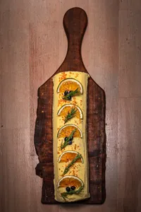 Tronco de navidad porción