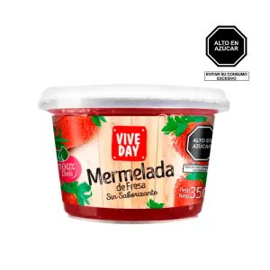 Mermelada Vive Day Fresa Pote X 320 Gr