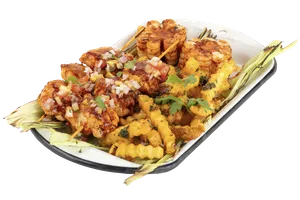 Anticuchos de pollo (2und)