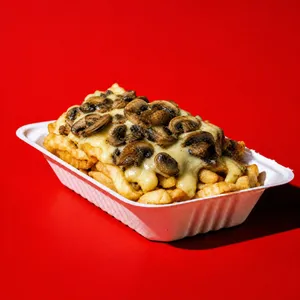 Papas Champiñón Queso