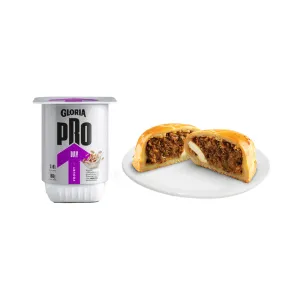 Pack (1 Yogurt Gloria Pro Day Cuchareable Con Avena 155 Gr + 1 Empanada De Carne Tambo)