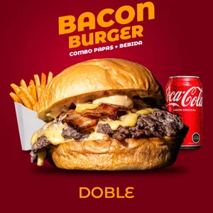 Combo Bacon Burger Doble