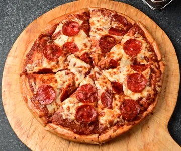 One happy pizza F