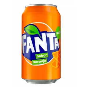 Fanta normal lata 350 cc.