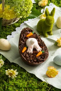 Medio Huevo de Torta de Chocolate