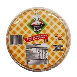 Arepas de la troja maiz blanco yuca y queso x 350 grs 4 unds
