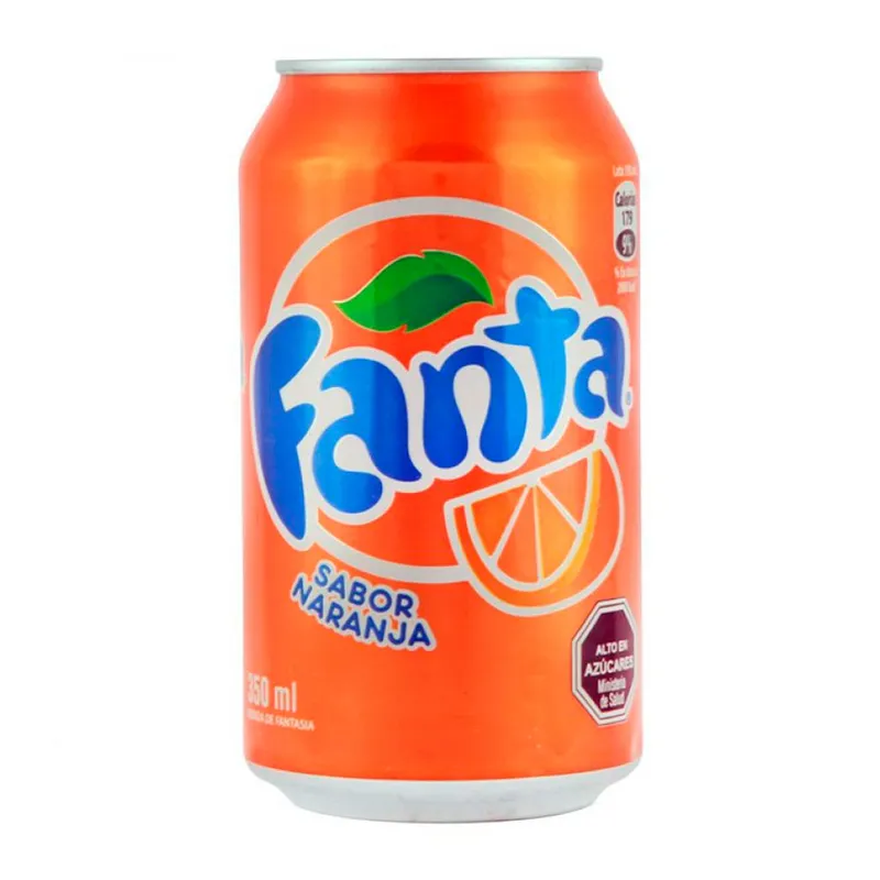 Fanta Naranja lata 350cc