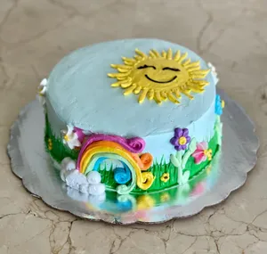 Queque arcoiris