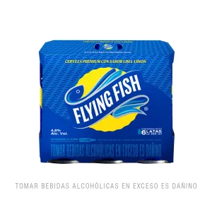 Cerveza Saborizada Flying Fish 6pack lata 355 ml