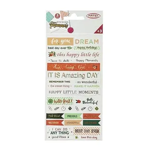Stickers Motivacional 2 Hojas(170X90M